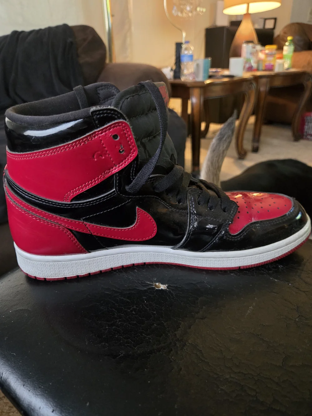 RARE O.G Jordan High-Top Sneakers in Red and Black